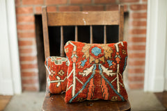 Red Persian Rug Pillow Made to Order // ONH Item 1249