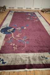 7x13.5 Antique Art Deco Carpet