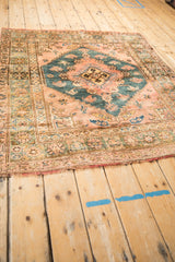 4.5x5 Vintage Anatolian Square Rug