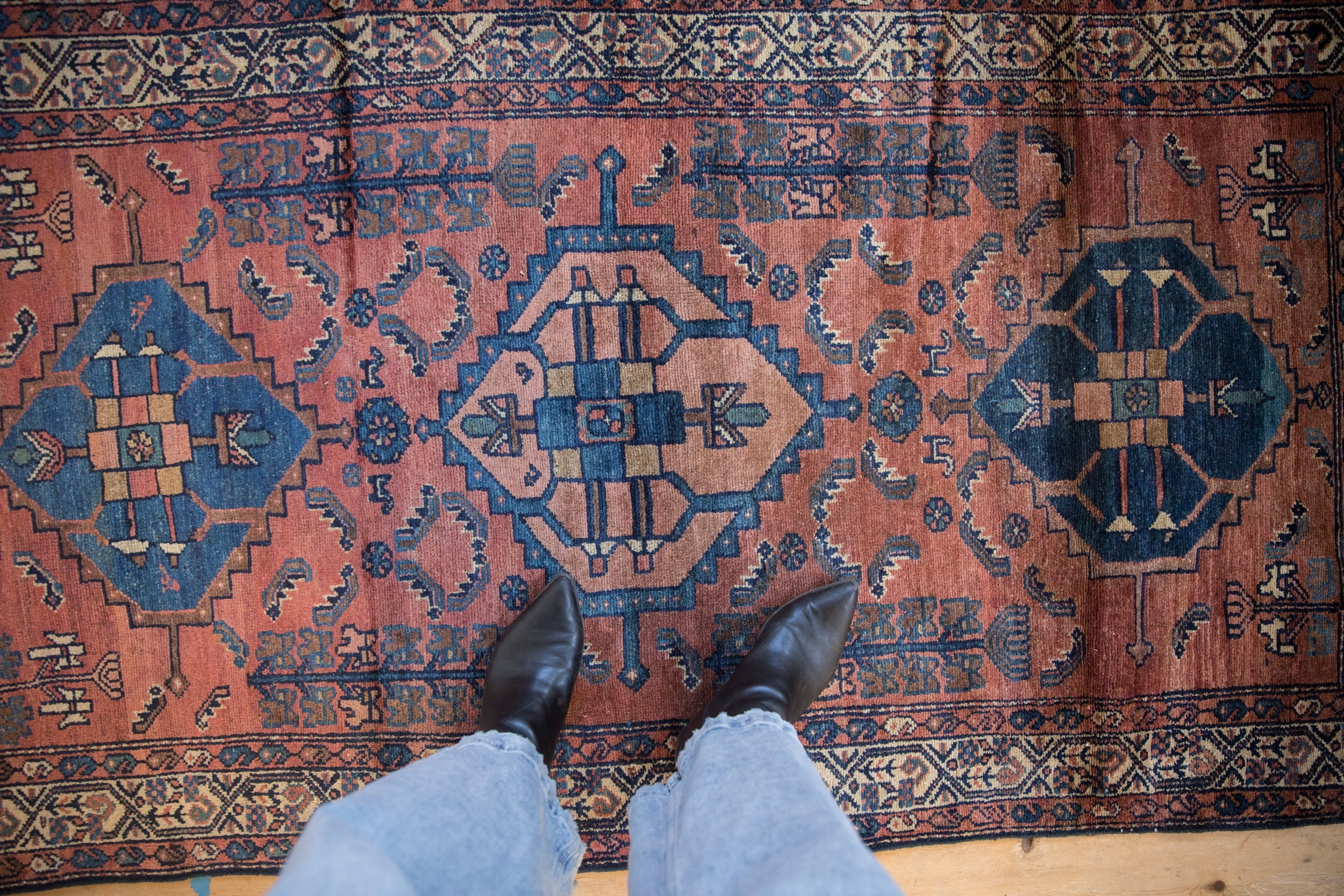 Antique Fine Borchalou Rug Runner // ONH Item: 12522, Image 1