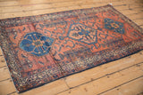 Borchalou rug's Serbend vine border, colorful boteh motifs, intact selvage, mostly even wear.