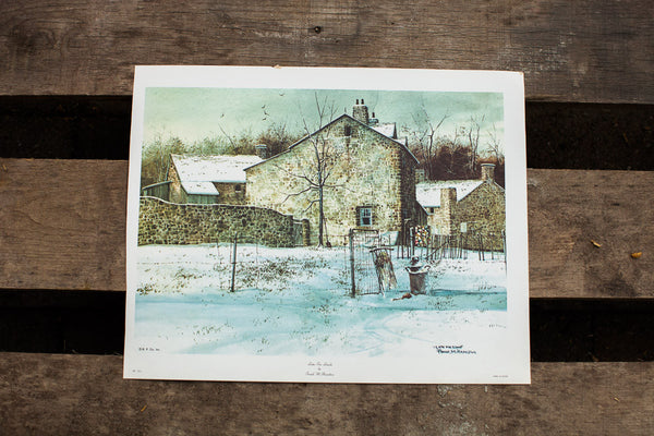 Late for Lunch Hamilton Lithograph // ONH Item 1253
