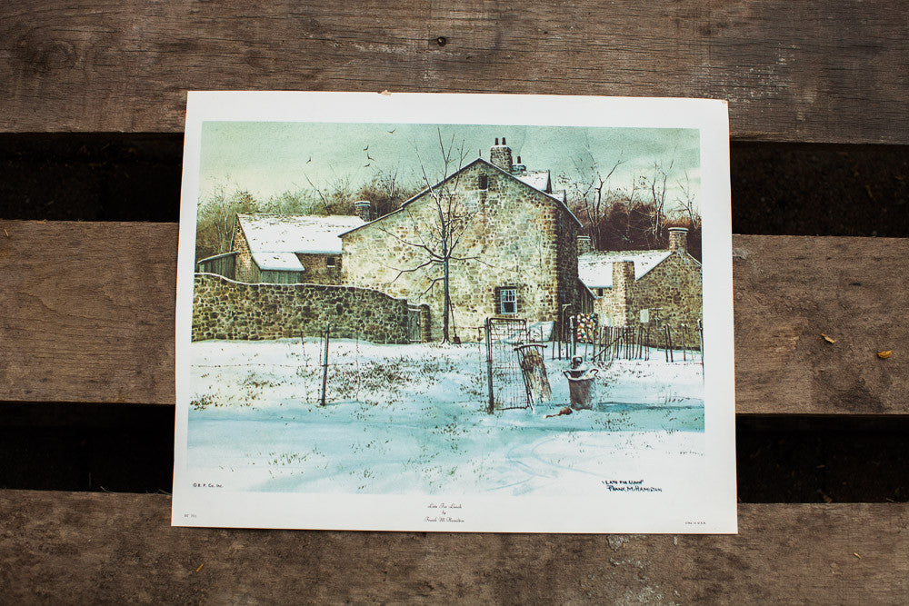 Late for Lunch Hamilton Lithograph // ONH Item 1253
