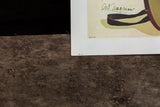 Maguire America lithograph corner showing artist signature, copyright, and 'AM 72' text.
