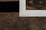 The Penn Prints, New-York publisher's mark on the corner of a vintage dancer lithograph.