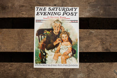 Rockwell Saturday Evening Post Vintage Lithograph // ONH Item 1269