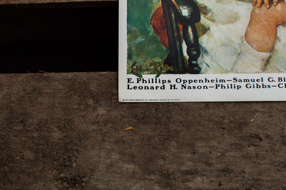 Rockwell Saturday Evening Post Vintage Lithograph // ONH Item 1269 Image 1