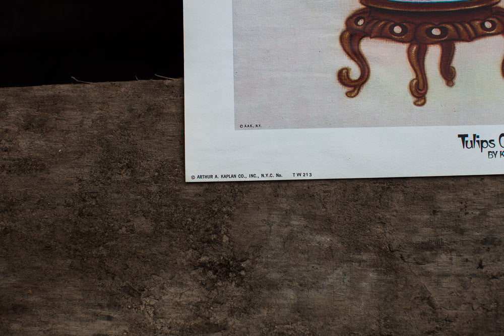 K Chin Tulips Orientale Lithograph // ONH Item 1270 Image 1