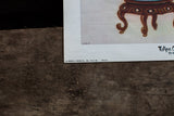 Publisher's mark and copyright detail on the vintage K Chin Tulips Orientale lithograph.