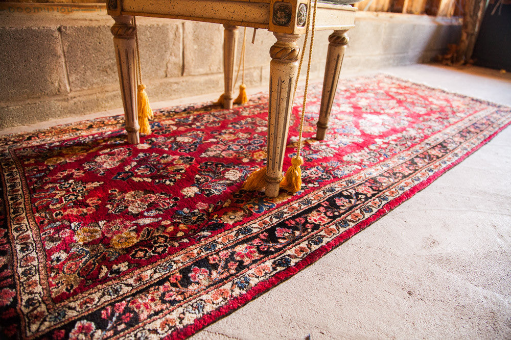 2.5x7 Exceptional Red Sarouk Rug // ONH Item 1283 Image 1