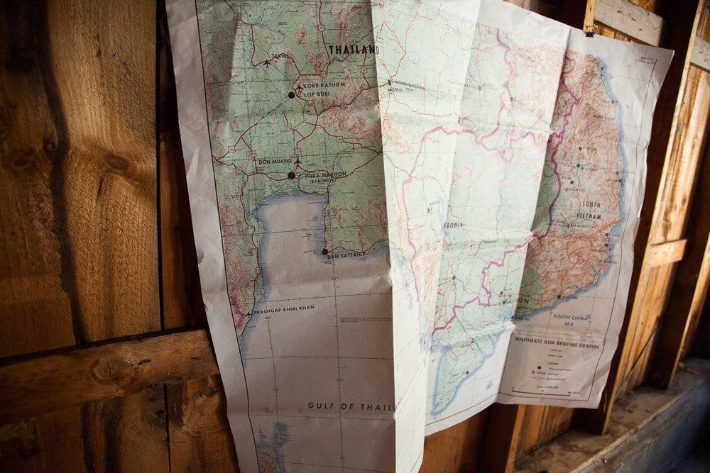 Southeast Asia Army Map // ONH Item 1289 Image 1