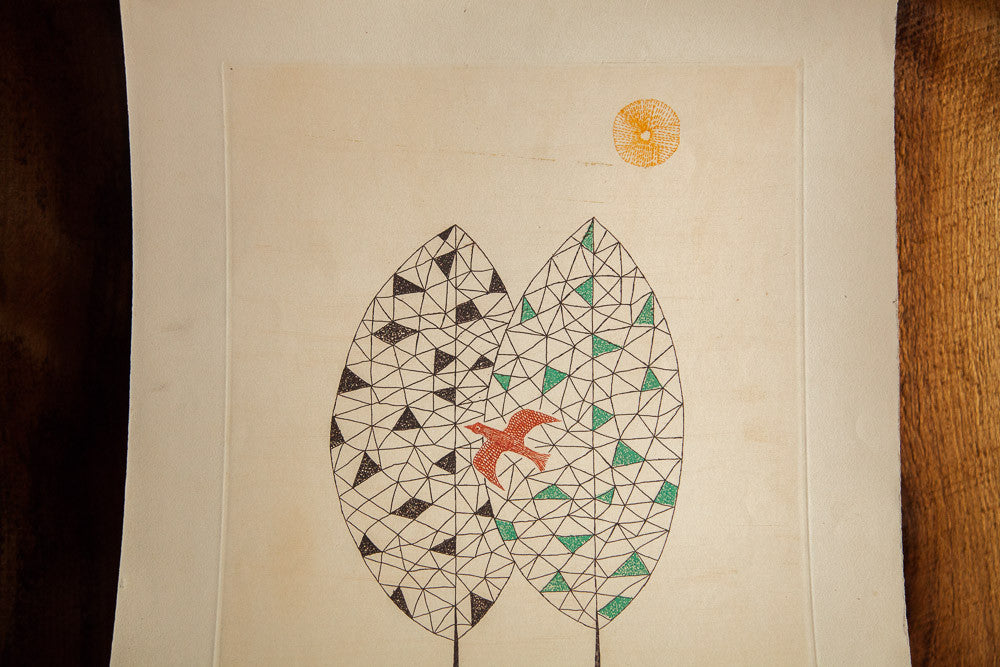 Keiko Minami Signed Etching // ONH Item 1290 Image 1