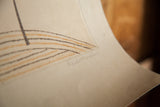 Keiko Minami's pencil signature on vintage multi-color etching print.