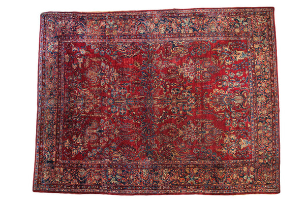 8x11 Stunning Vintage American Sarouk Rug // ONH Item 1292