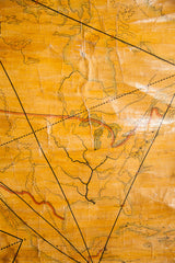 Rare Antique 19th Century North America Pull Down Map // ONH Item 1293 Image 2