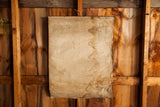 Antique pull down map canvas back with notable moisture marks and peeling.