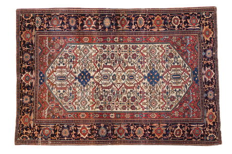 3x5 Antique Fine Farahan Sarouk Rug // ONH Item 1294