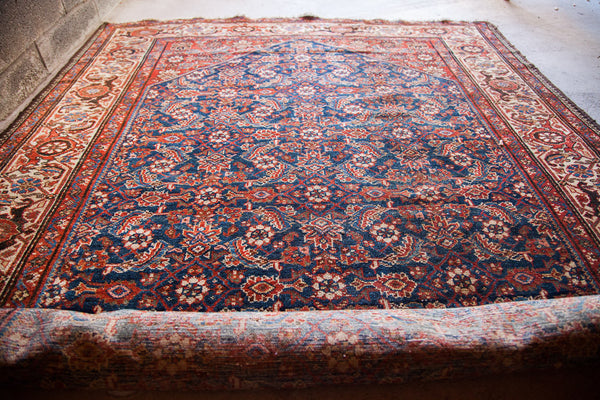 4x6 Fine Blue Herati Style Area Rug // ONH Item 1296 Image 2