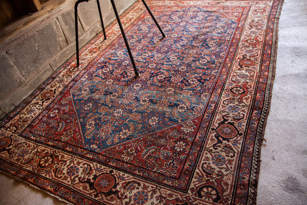 4x6 Fine Blue Herati Style Area Rug // ONH Item 1296 Image 4