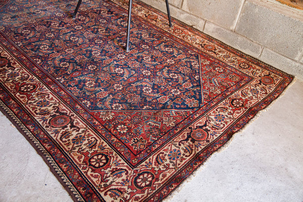 4x6 Fine Blue Herati Style Area Rug // ONH Item 1296 Image 5