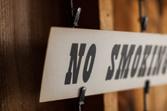 Vintage No Smoking Sign // ONH Item 1299 Image 4
