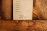 Embossed Arthur P. Sorensen Real Estate lettering on an antique mortgage envelope.