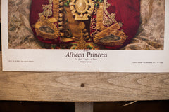 African Princess Lithograph // ONH Item 1309 Image 4