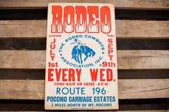 Mid Century Rodeo Poster // ONH Item 1310 Image 6