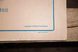 Frayed corner of a vintage Metcalf poster showing the 1979 copyright and design credit.