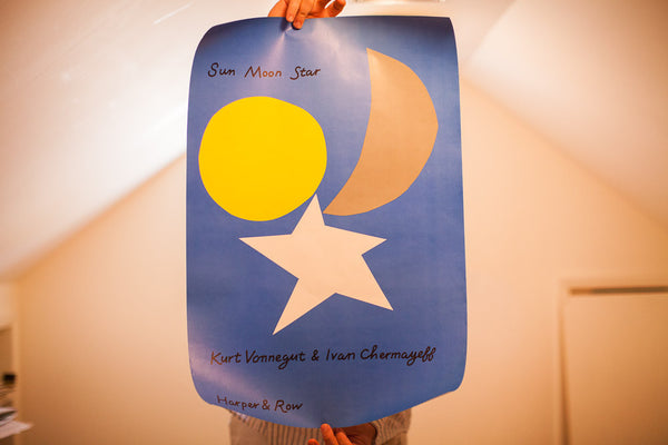 Vintage Vonnegut Book Poster // ONH Item 1316