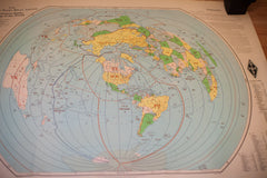 Vintage Amateur Radio Map // ONH Item 1318 Image 1
