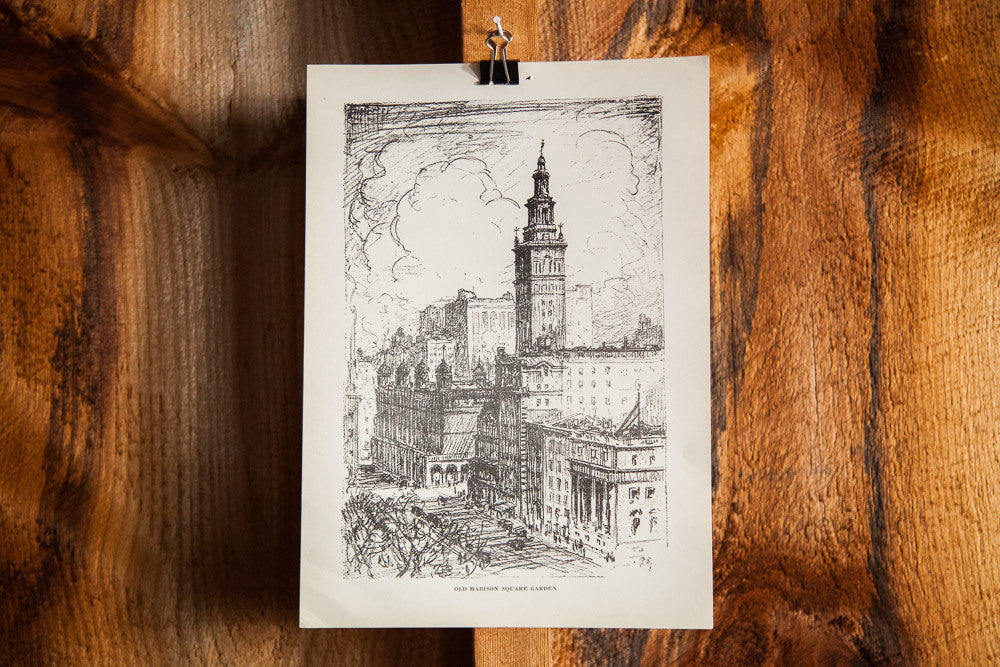 Old Madison Square Garden Print // ONH Item 1661 Image 1