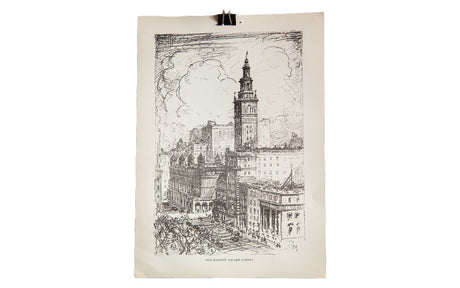 Old Madison Square Garden Print // ONH Item 1661