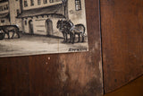 Bold artist signature 'Arensen' in the lower right corner of the vintage drawing.