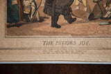 Rowlandson etching showing 'THE PAVIORS JOY' title, amusing text, and aged paper.