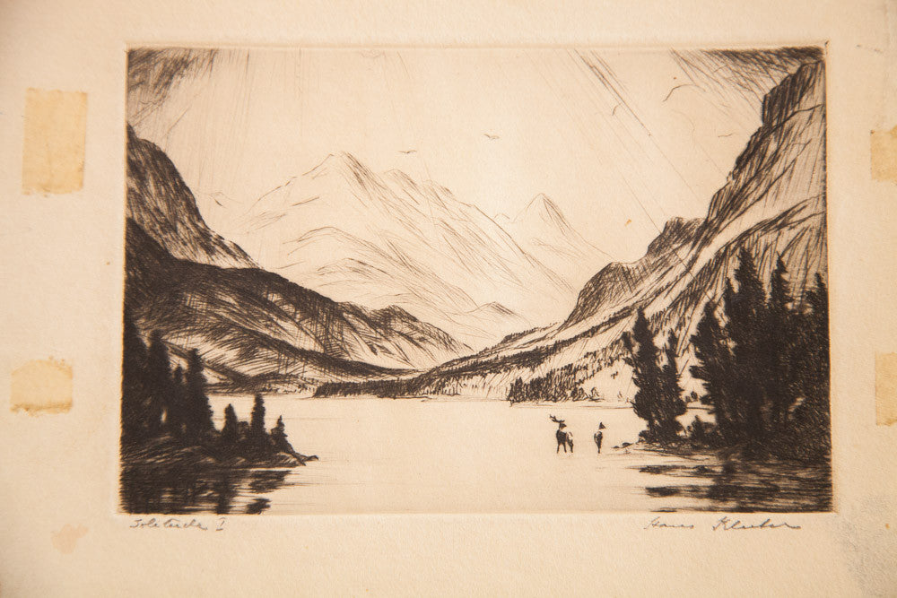 Hans Kleiber Landscape Etching // ONH Item 1335 Image 1