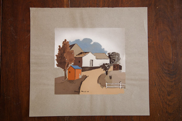 Vintage White House Print // ONH Item 1337