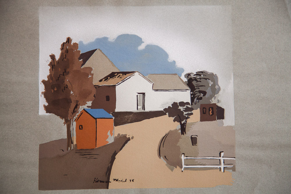 Vintage White House Print // ONH Item 1337 Image 1