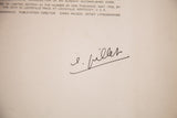 Edgard Pillet's authentic black ink signature on the Mid Century Colour Offset Collection cover.
