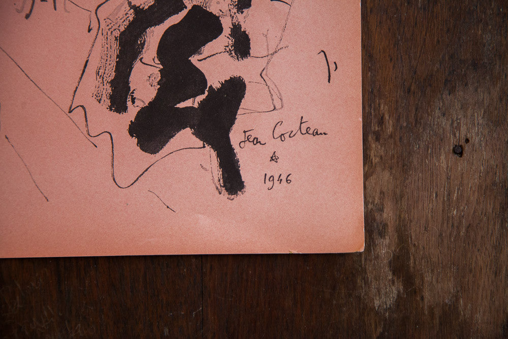 Vintage Jean Cocteau Print // ONH Item 1340 Image 1