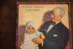 Vintage Advertising Fan Putnam Dyes // ONH Item 1347 Image 1