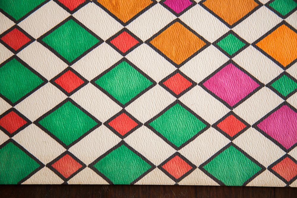 Harlequin, Geometric Art in Ink // ONH Item 1404 Image 1