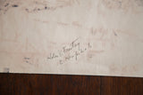 Pencil signature of Helen V. Freitag, E. Hampton L.I., on the watercolor's reverse.