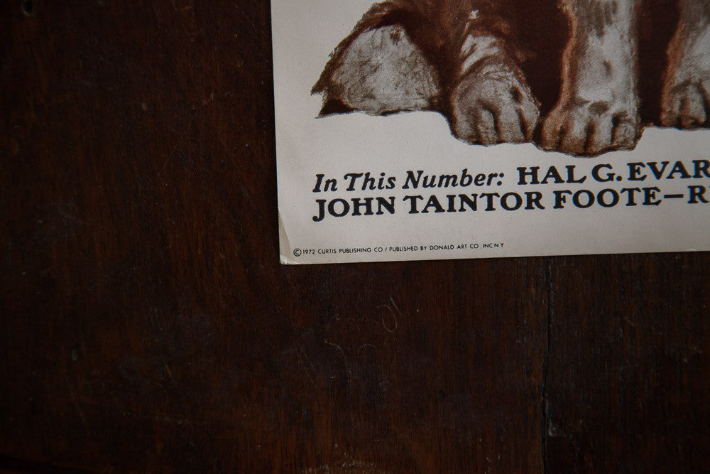 The Saturday Evening Post October 8 1921 Lithograph // ONH Item 1424 Image 1