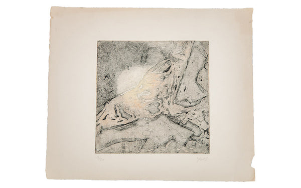 Vintage Signed Zavel Silber Etching // ONH Item 1441