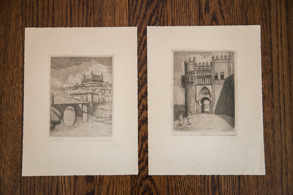 Intricate Vintage Engraving Art Set // ONH Item 1442