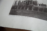 Close-up of the handwritten pencil title on the vintage Peretti Griva photograph.