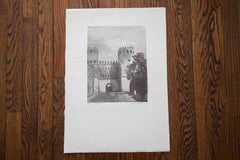 D.R. Peretti Griva Original Bromoil Transfer Art // ONH Item 1449 Image 3