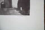 The artist's pencil signature, D.R. Peretti Griva, on the lower right of the print.