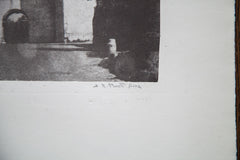 D.R. Peretti Griva Original Bromoil Transfer Art // ONH Item 1449 Image 2